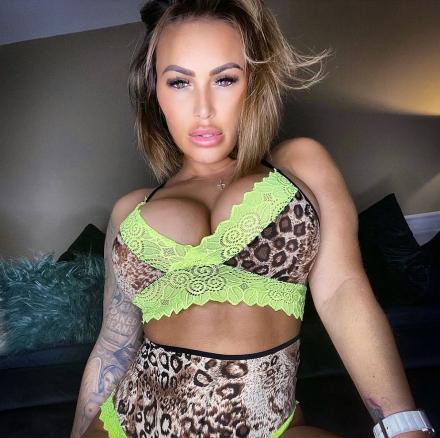 Babestation cams model Gemma Massey poses for the camera