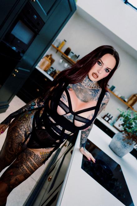Jem Lucy from Ex On The Beach on location at Babestation TV