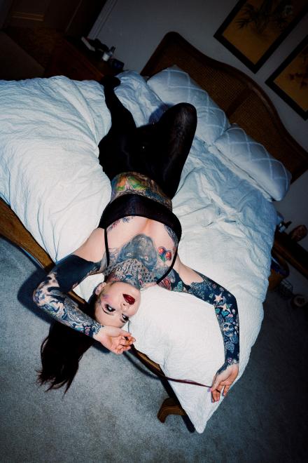 Jem Lucy from Ex On The Beach on location at Babestation TV