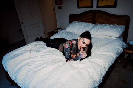 Jem Lucy from Ex On The Beach on location at Babestation TV